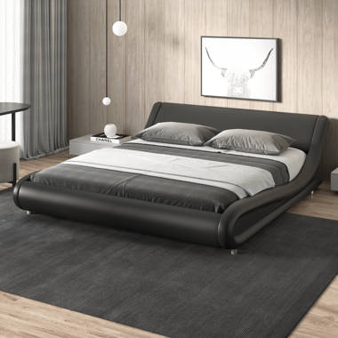 Lura upholstered deals platform bed